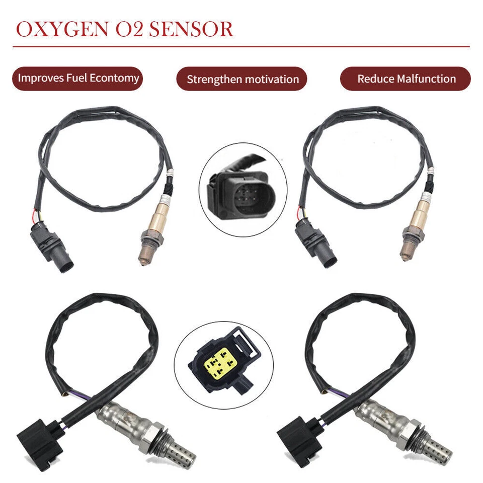 4pcs Up&Downstream O2 Oxygen Sensor For Mercedes-Benz S550 E550 ML550 GL550 5.5L Foto 1 de 4