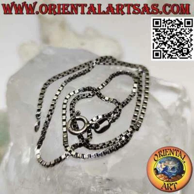 Collana catenina in argento 925 ‰ a maglia "veneziana" classica da 40 cm x 2 mm - Immagine 1 di 3