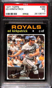 1971 TOPPS #299 ED KIRKPATRICK PSA 7 25106777