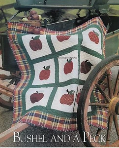 Scheffel und ein Peck Quilt Muster zusammengesetzt/Applikation BD - Bild 1 von 1