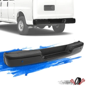 For Chevrolet Express/GMC Savana 1996-2024 Rear Step Bumper Assembly W/Hole - Picture 1 of 14