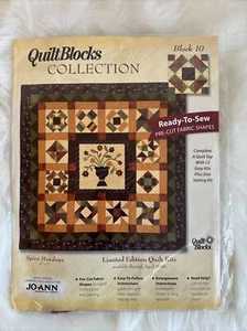 Jo-Ann Fabrics Spice Meadows Block 10 Quilt Block Kit vorgeschnitten neu versiegelt 2005 - Bild 1 von 8