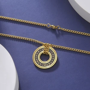 LIKGREAT Collares Runas Nórdicas De Colección para Hombres Acero Inoxidable Runas Nórdicas Vikin - Imagen 1 de 14
