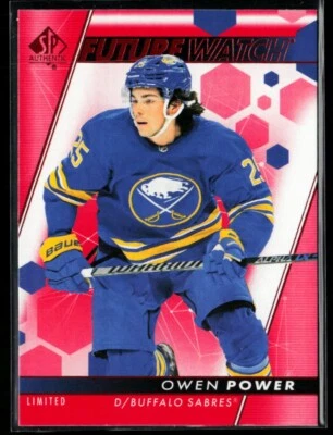 2022-23 SP Authentic Limited Red #102 Owen Power RC - Image 1 of 2