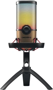 CHERRY UM 9.0 PRO – RGB USB Mikrofon für Gaming/Streaming ASMR, PC PS5/4 Xbox - Afbeelding 1 van 5