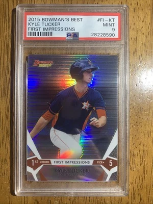 *Low Pop* 2015 Bowmans Best #FI-KT Kyle Tucker primeras impresiones PSA 9 como nuevo Foto 1 de 2