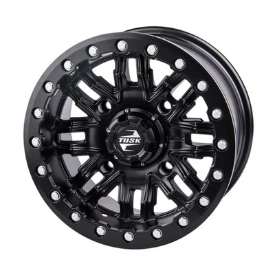 Rueda 4/156 Tusk Nebo Beadlock 14x7 5,0 + 2,0 negro mate para POLARIS DIÉSEL 455 Foto 1 de 4