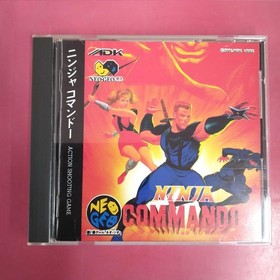 SNK Ninja Commando NEOGEO CD game with manual, no sleeve, Used
