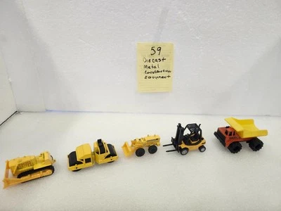 NEW DIE CAST METAL CONSTRUCTION EQUIPMENT , LOADER,ROLLER,DUMP,FORK LIFT& DOZER - Image 1 of 4