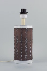 Upsala Ekeby, ceramic table lamp. Approx. 1960. - Picture 1 of 7