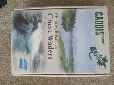 Caddis Men's Green Neoprene Stocking Foot Wader Large CA5901W - NEW OPENED - Image 1 of 3