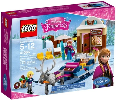LEGO Disney Frozen 41066 Anna & Kristoff's Sleigh Adventure - NISB, retirado, raro Foto 1 de 2