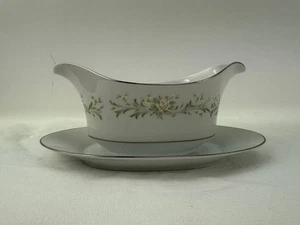 Grace Rhapsody Gravy Boat With Attached Underplate Floral Fine China Japan - Picture 1 of 6