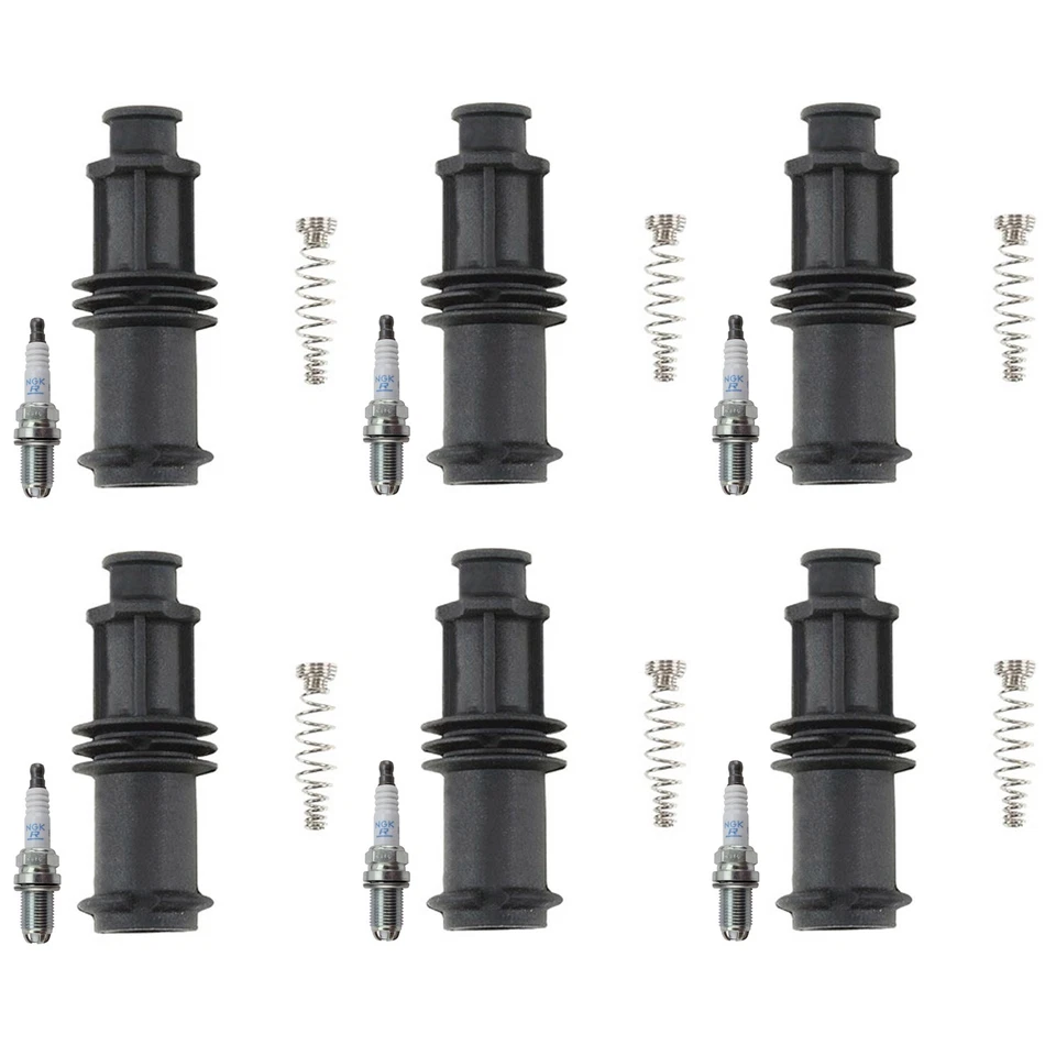 Kit de 6 bujías láser platino y botas de bobina Denso NGK para Cadillac CTS 3,2 L V6 Foto 1 de 1