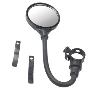 Silicone Handle Bike Handlebar Rearview Mirror Black Bike Mirrors Bike - Picture 1 of 6