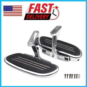 Passenger Footpeg Floorboards For Harley Touring 93+ Road King Street Road Glide - Foto 1 di 11