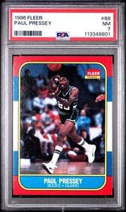 1986 Fleer Basketball Paul Pressey #88 PSA 7 NM - Bild 1 von 3