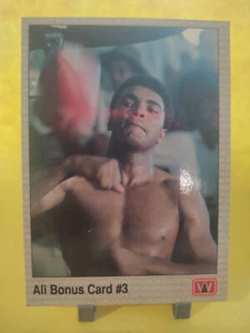 1991 AW Boxing #40 Ali Bonus Card #3 - Sharp!! - Picture 1 of 2