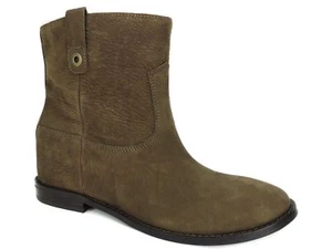Cole Haan Women's Zillie Shearling Booties Partridge Brown Ankle Boots Sz 9.5 M - Picture 1 of 7