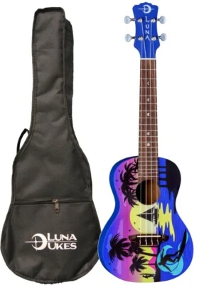 Luna Guitars Kauwela Summer Concet Ukulele  W/Gigbag, UKE KAUWELA C - Image 1 of 2