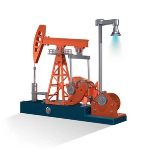 US STOCK Metal Electric Oil Pumping Unit High Simulation DIY Assembly Model Kit - Picture 1 of 12