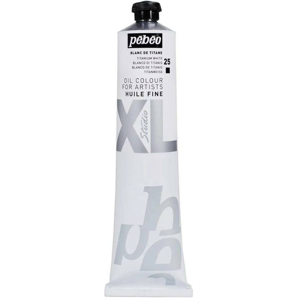 [200025] Pébéo Peinture Huile Fine XL Studio 200 ML BLANC DE TITANE