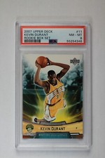 2007-08 Upper Deck KEVIN DURANT #11 Rookie Box Set Graded PSA 8 RC