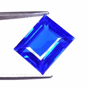 Natürlicher blauer Saphir lose Edelstein 10,32 ct zertifiziert Princess Saphi... - Bild 1 von 10