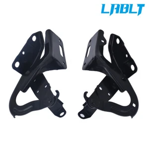 LABLT Left+Right Black Steel Hood Hingec 2PCS For Honda HR-V 2016-2018 HO1236142 - Picture 1 of 10