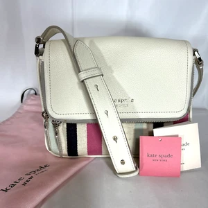 NWT Kate Spade Large Crossbody Purse Breezy Market Flap Adjustable Strap PXR0050 - Picture 1 of 14