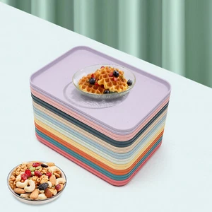 20* Rechteckig Paletten Tablett Lebensmitteltabletts Essenstablett Servierplatte - Bild 1 von 18