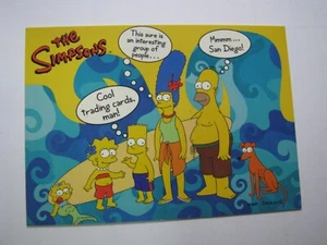 The Simpsons TVS 10th Anniversary Promo Card Convention SD2000 - Picture 1 of 2