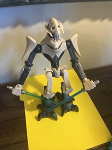 Star Wars General Grievous LFL Action Figure C-015D Black Sound Lights 2009 - Picture 1 of 8
