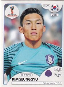 Panini Fifa World Cup 2018 Sticker Nr. 494 Kim Seunggyu