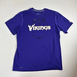 Nike NFL Minnesota Vikings Lila Kurzarm Shirt Herren XL Team Bekleidung - Bild 1 von 8