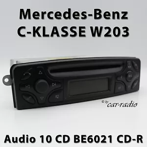 Mercedes W203 Radio Audio 10 CD BE6021 Original C-Klasse Becker Autoradio S203 - Bild 1 von 10