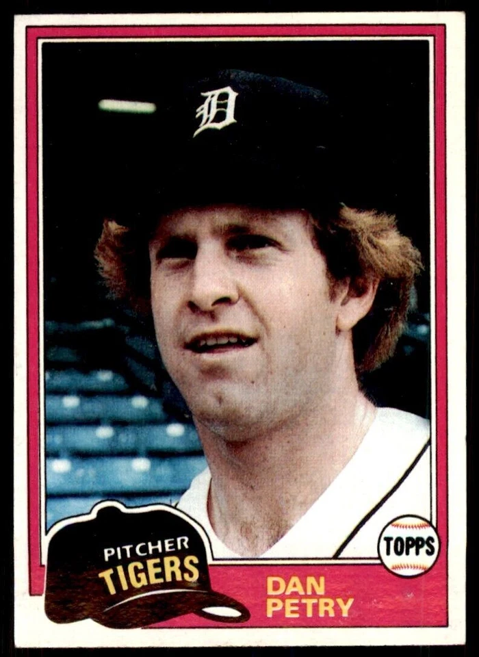 1981 TOPPS DAN PETRY . DETROIT TIGERS #59 - Image 1 of 2