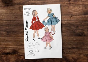 Simplicity 3991 Girls Dress Sewing Pattern - Child -  1, 2, 3, 4, 5, 6 - Picture 1 of 4