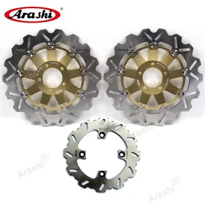 Front Rear Brake Rotor For Kawasaki Ninja ZX-12R 2004-2006 ZX-6R 600 1995-1997 - Picture 1 of 11