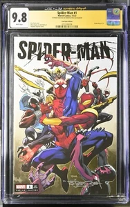 Spider-Man #1 CGC 9.8 Signed STEPHEN SEGOVIA Fan Expo Variant Marvel Comics 2022 - Picture 1 of 6