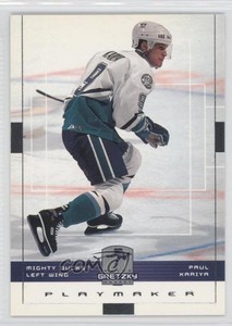1999-00 Upper Deck Wayne Gretzky Hockey Paul Kariya #1 HOF
