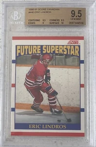 1990 SCORE CANADIAN #440 ERIC LINDROS RC Graded BGS 9.5 Gem Mint - Bild 1 von 2