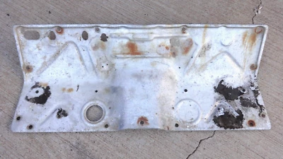 1946 1947 1948 Ford car FLOOR BOARD FRONT PANEL Original 1941 1942 Merc Aluminum - Image 1 of 4