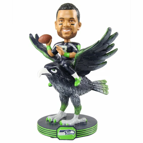 Russell Wilson Seattle Seahawks Riding Special Edition Bobblehead NFL Cover