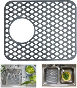 Silicone Kitchen Sink Mat Non-Slip Protects Dishes & Glassware UK NEW - Picture 1 of 1