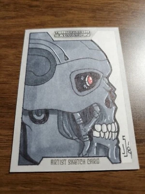 2009 Topps Terminator Salvation Sketch Cards 1/1 James Snell  - Image 1 of 2
