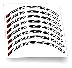 adesivi per ruote fulcrum stickers per cerchi bici - Foto 1 di 2