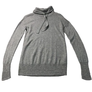 Jersey para mujer NEXT gris cuello redondo pequeño con cachemir - Imagen 1 de 11