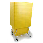 VK-Set14= 20 gelbe Verkaufskrbe 20L mit 1 Griff und Rollwagen Einkaufskorb gelb