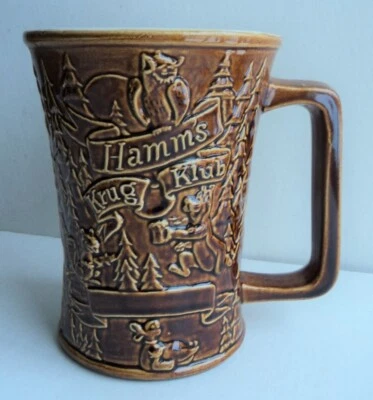 Jarra de cerveza Red Wing Hamm's Bear Klub años 60 taza Stein -  Foto 1 de 4